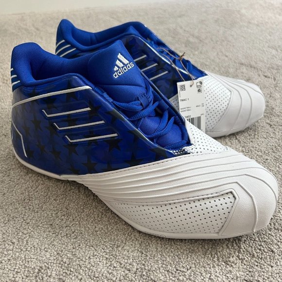 Mens 9 - Adidas T-Mac 1 Orlando Magic Basketball Shoes Blue White GY2402 main image 8